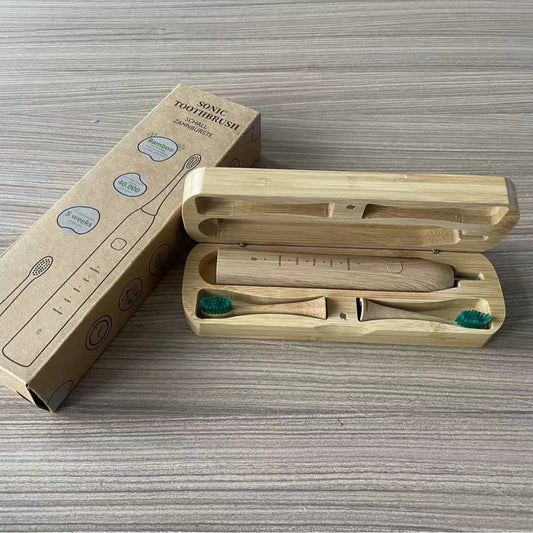 Bamboo USB Rechargeable Electric Toothbrush