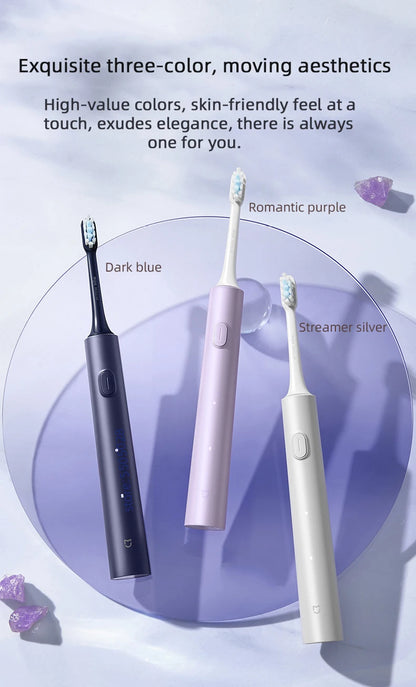 New XIAOMI MIJIA Sonic Electric Toothbrush Set T302