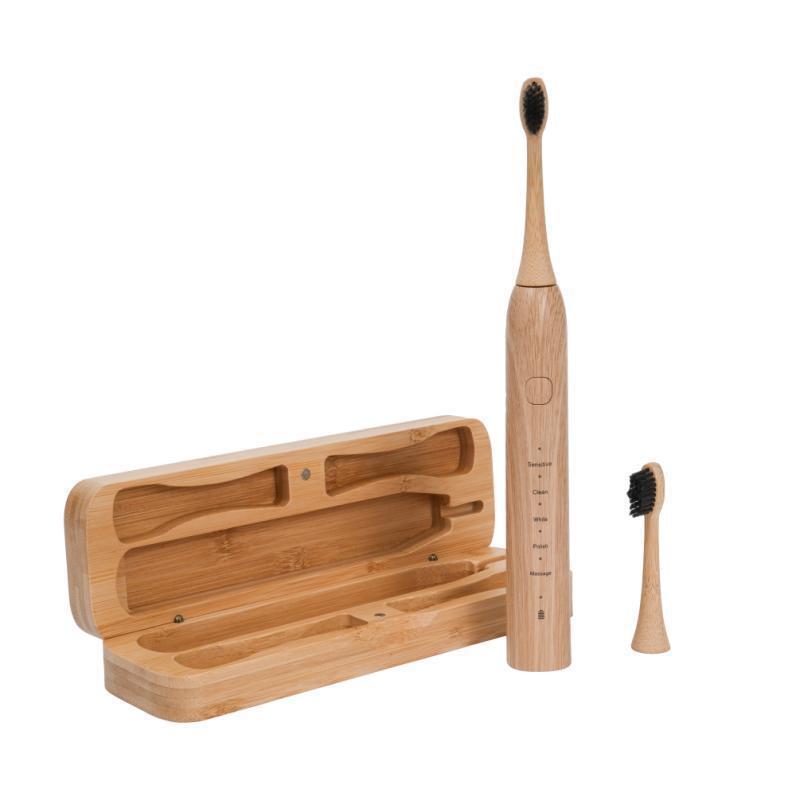 Bamboo USB Rechargeable Electric Toothbrush