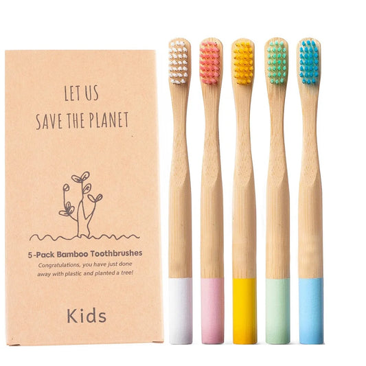 Kids Bamboo Toothbrushes