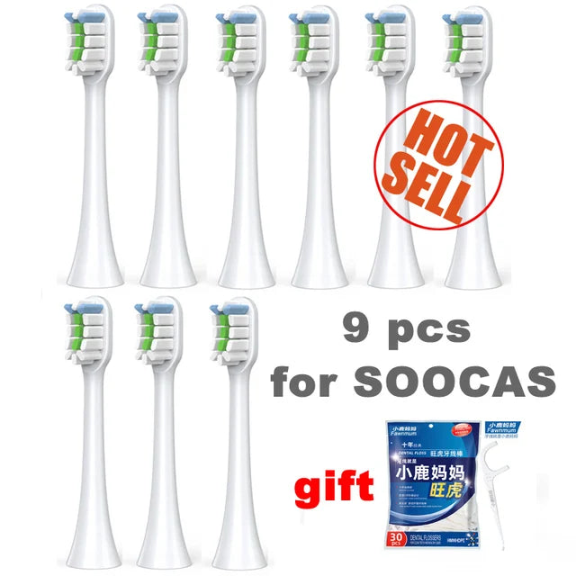 Replacement Toothbrush Heads SOOCAS 