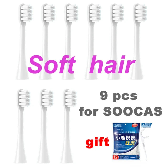 Replacement Toothbrush Heads SOOCAS 